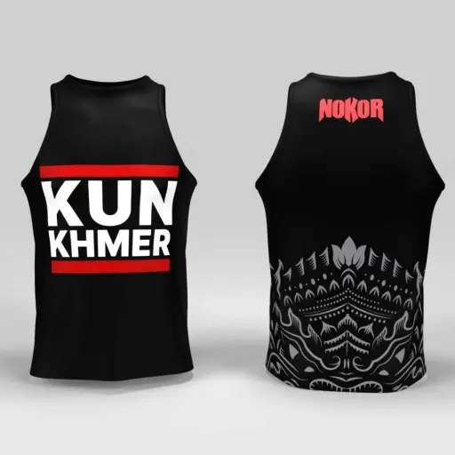 Nokor Tank Top: Kun Khmer RUN DMC